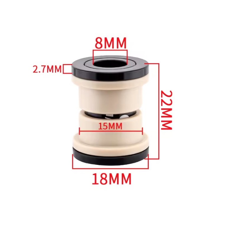 Casquilhos de amortecedores ID 8mm - OD 12mm - 22 24 32 44 50 52 54 68mm KROXNE - 1  