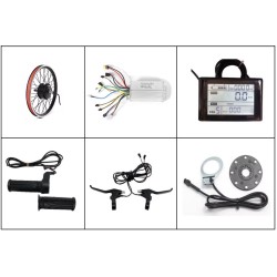 Kit de conversie biciclete electrice cu motor spate 36v 500w pentru 20, 26, 27.5, 28, 29", 700cc KROXNE - 1  