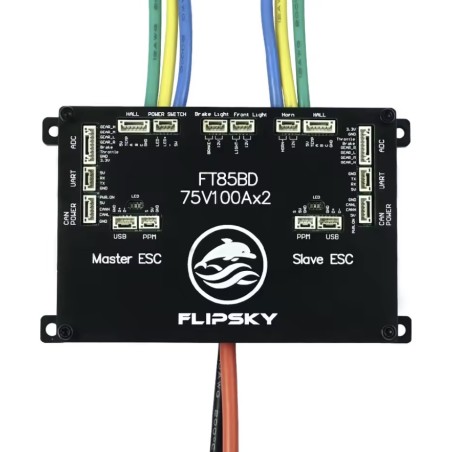 Flipsky FT85bd ESC vezérlő alumínium tokkal elektromos gördeszkához, kerékpárhoz, robogóhoz vagy motorkerékpárhoz KROXNE - 1  