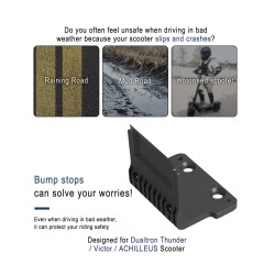 Muokattu paksunnettu alumiininen törmäyksenestolevy Dualtron Thunder, Victor, Achilles, DT3 Minimotors - 13  