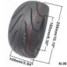 Neumático tubeless 100/55-6,5 para Kaabo Wolf Warrior, Nami Burn-e, Dualtron Thunder 2 y Ultra  - 10 
Compatible con Kaabo Wolf 
