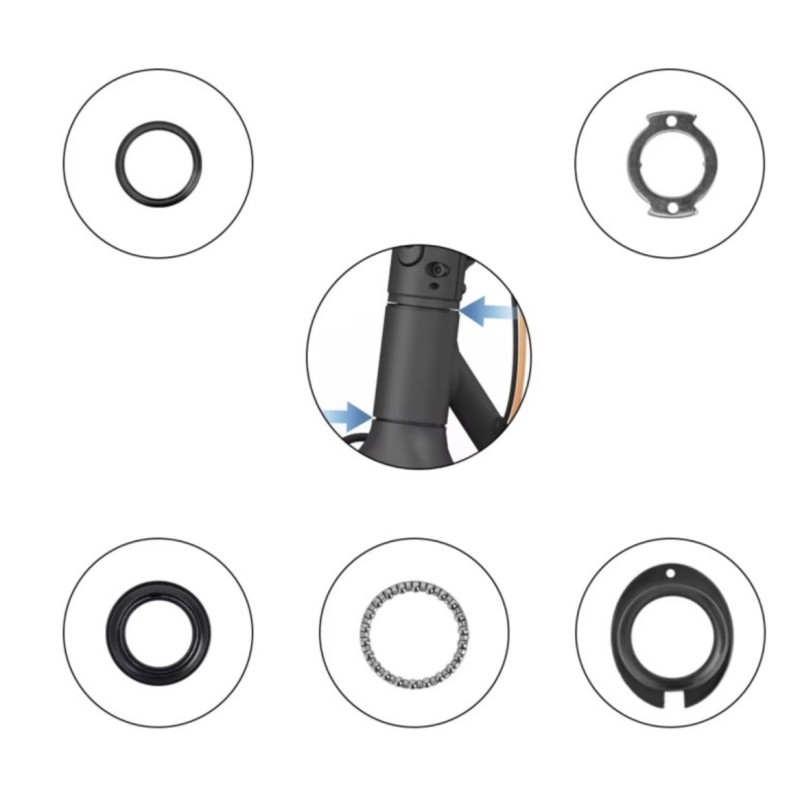 Kit de direção e rolamentos para Segway F2, F2 Plus, F2 Pro ou similar. Segway - Ninebot - 1  