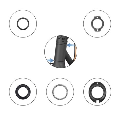 Ohjaus- ja laakerisarja Segway F2, F2 Plus, F2 Pro tai vastaavaan Segway - Ninebot - 1 Sopii Segway F2, F2 Plus, F2 Pro -malleih
