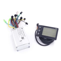 Kit écran et contrôleur 24v, 36v, 48v pour moteur 250w, 350w, 500w, compatible vélo électrique, e-scooter, trottinette  - 1  