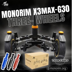 Monorim X3 predni odpruzeni s dvema koly pro Ninebot Max G30 & podobne skutery – Nahradni dil & tlumic Monorim - 8 Sada tlumičů 