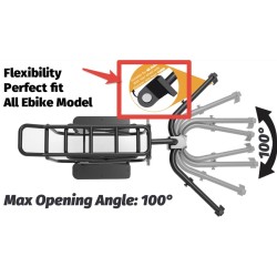 Monorim GL8 - prychip dlya bahazhnyka, koshyka dlya velosypeda abo elektrovelosypeda. Monorim - 15 Monorim GL8 - prychip dlya ba