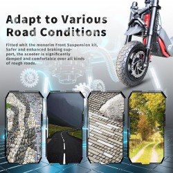 Sospensione anteriore Monorim MZ3 Plus Dual Air per Segway ZT3 piu comfort  - 3  