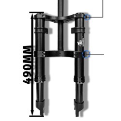 Monorim MD0 Dual Air Version 490mm x 165mm esivedrustus  - 3 
Sobivus: sobib konfiguratsioonidele, mis vajavad moot 490mm x 165m