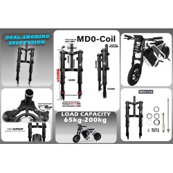Perednyaya podveska Monorim MD0 Coil Spring 490mm x 165mm  - 16 
Sovmestimost: Monorim MD0 Coil Spring 490mm x 165mm dlya sovmes