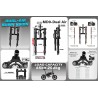 Monorim MD0 Dual Air Version 490mm x 165mm esivedrustus  - 13 
Sobivus: sobib konfiguratsioonidele, mis vajavad moot 490mm x 165