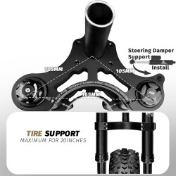 Elso felfuggesztes Monorim MD0-Super73Z Super73 Z e-bike-hoz  - 7 
Kompatibilitas: Monorim MD0-Super73Z elso felfuggesztes Super