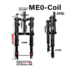 Predni odpruzeni Monorim ME0 Coil spring version 565mm x 165mm  - 12 
Kompatibilita: ME0 Coil Spring 565mm x 165mm pro kompatibi