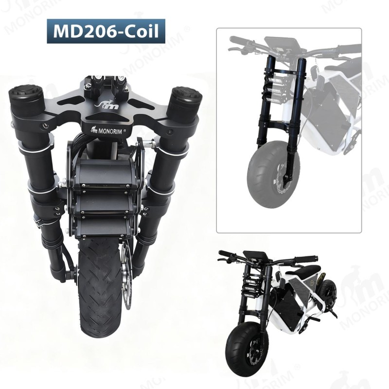 Suspension avant Monorim MD206 Coil Spring version 490mm x 206mm  - 8 
Compatibilite: suspension avant Monorim MD206 Coil Spring