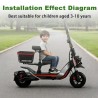 Monorim SCMax-ZT3 säte för Segway ZT3 series elscooter  - 2  