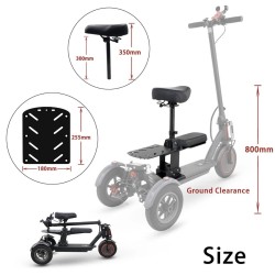 Siège Monorim SC-Mi123 pour trottinettes Xiaomi m365 Pro Pro2 Mi3 1S Essential  - 4  