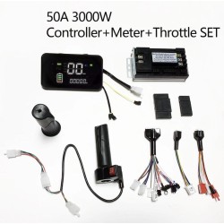 Sinusoidalen brushless motor kontroler kit 48V 84V 50A 3000W s gaz i displei  - 1 Spisak produkti

Kontroler 50A + 1 gaz + 1 LCD