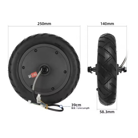 Compatible Xiaomi 5 scooter motor replacement, high-torque spare  - 1 Clear compatibility: made for Xiaomi 5 scooters and simila