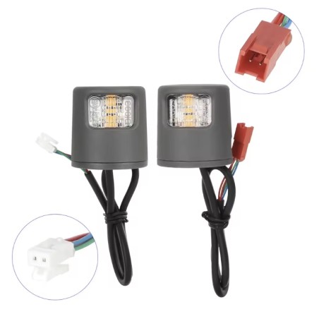LED suunatuled Xiaomi 5/5 Pro/5 Plus/5 Max toorukerattale voi sarnasele - turva ja signalisatsiooni komplekt  - 1 
Selge uhilduv