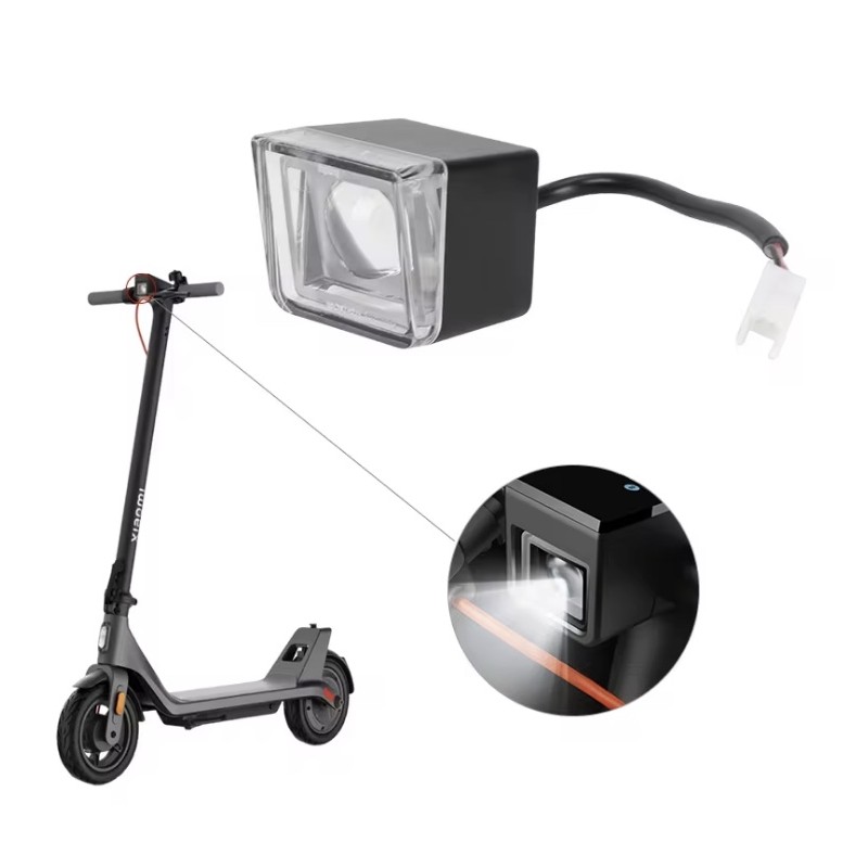 Phare avant pour trottinette Xiaomi 4 Lite 2nd Gen – lumière LED avant de sécurité  - 1 Compatibilité précise: conçu pour la tro