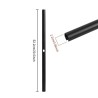 Siroko krmilo 52cm za Xiaomi M365 Pro Essential 1S  - 11 
Ustreznost: krmilo 52cm za Xiaomi M365, Pro, Essential, 1S ali podobno