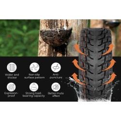 85/65-6,5 terepgumi Navee N65, Kugoo G-Booster / G2 Pro vagy hasonló elektromos rollerhez  - 7 
A 85/65-6,5 méret megfelelő a Na