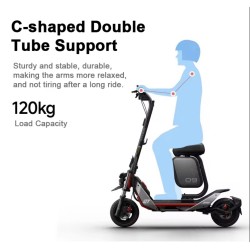 Siege avec coffre 10L pour Segway E3, E3 Pro, F3, ZT3 Pro et similaires  - 2 
Compatibilite : siege avec coffre 10L pour Segway 