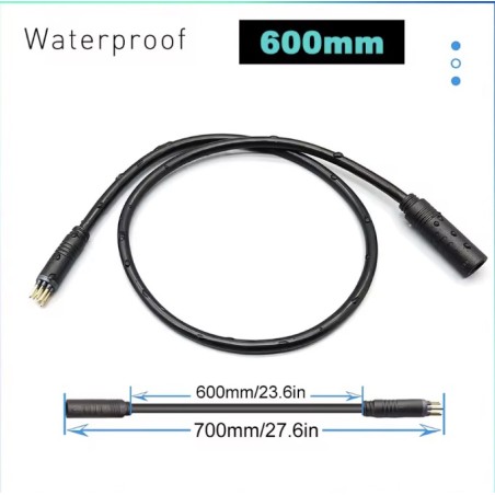 Mootorikaabel elektrijalgrattale ja pikendus 9-kontaktilise pistikuga  - 1 Mootorikaabel ja/või pikendus elektrijalgrattale 9-ko