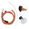 Câble moteur 1000W ou plus avec 5 capteurs Hall - câble épais haute qualité  - 1 
Adapté aux moteurs électriques de 1000W ou plu