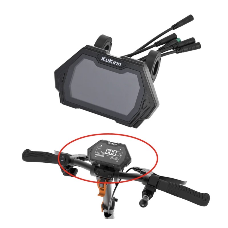Dashboard-display til el-løbehjul Kukirin G2 Pro / G2 Max TFM13-FEIMI og TMF13-FEIMI-4  - 1 Passer til Kukirin G2 Pro og G2 Max 