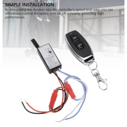 Relé para trotinete elétrica, interruptor remoto limitador de velocidade com comando on/off  - 2 
Compatível com a maioria das t