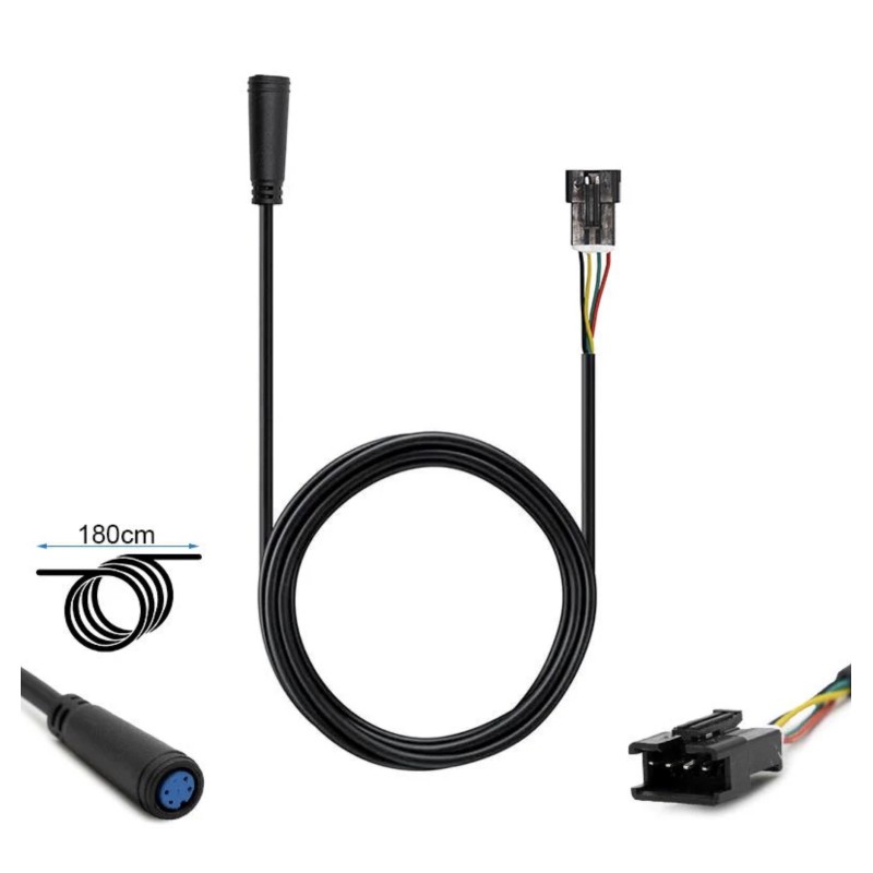 Cable controladora-pantalla para patinete Zwheel, ZRino SE, ZRino Duo Max, iScooter iX3, iScooter, iX4  o similar  - 3  