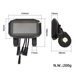 Dashboard Display für Kukirin G2 Max E-Scooter  - 7 Kompatibel mit dem Kukirin G2 Max E-Scooter, Version und Stecker immer vorhe
