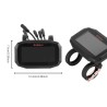 Kontrollpanel display Kukirin G3 Pro LCD instrumentpanel