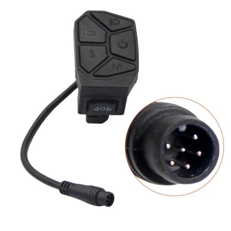 Commodo 7 en 1 marche, éclairage, clignotants et modes pour iScooter iX3, iX4, iX7 Pro, Smartgyro, Urban Glide ou similaire  - 7
