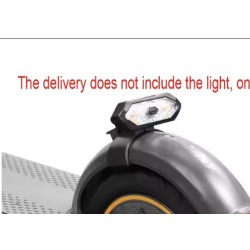 Soporte de guardabarros para luz trasera o intermitentes para Ninebot Max G30 Series o similar  - 6 Compatibilidad: diseñado par