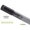 Extensores de aluminio para manillar bicicleta MTB o similar regulable de 30 a 40cm - compatible con manillar 22mm  - 10  