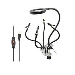 Hegesztőállvány nagyítóval  - 1  