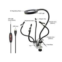 Svetsställ med förstoringsglas  - 2  