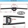 90 degree foldable aluminum handlebar  - 2 90 degree foldable aluminum handlebar
Easy fold handlebar to a 90 degree angle
Instal
