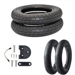 10palcové sady kol značky Emove pro Xiaomi PRO černá - červená - bílá  - 2  