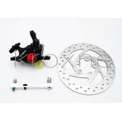 Komplett svart xTech bremsesett for Xiaomi M365, 1S, Pro2 eller M365 Pro ZOOM xTech - 1 Zoom Xtech HB100 svart bremsesett for Xi