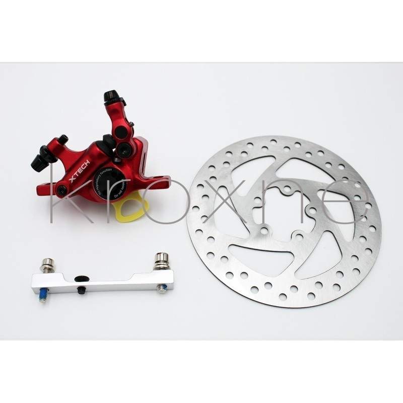 Komplet rød xTech-bremsesæt til Xiaomi M365, 1S, Pro2 eller M365 Pro ZOOM xTech - 2 Zoom Xtech HB100 rødt bremsesæt til Xiaomi M