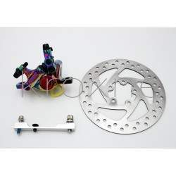 Komplet bremsesæt med krom xTech caliper til Xiaomi M365, 1S, Essential, Pro2 eller M365 Pro ZOOM xTech - 2 Chrome Zoom Xtech HB