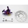 Complete purple xTech brake kit for Xiaomi M365, 1S, Essential, Pro2 or M365 Pro. ZOOM xTech - 3 
Zoom Xtech HB100 complete brak