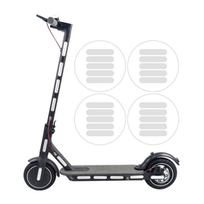 Reflective stickers for the Xiaomi M365, 1S, Pro2, M365 Pro and Essential chassis - Xiaomi - 18 Reflective stickers for the Xiao