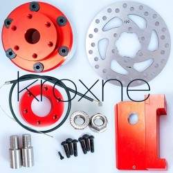 Monorim FB-MX Front Brake Kit - Upgrade your drum brake to a disc brake. Monorim - 4 Upgrade to front disc brake - Ninebot Max G