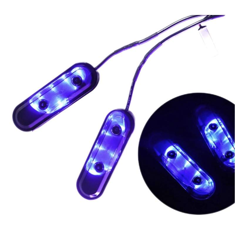 Kit luci laterali Xrain collegato alla luce posteriore per veicoli Xiaomi, NNebot Max o simili KROXNE - 1 Estendi la tua sicurez