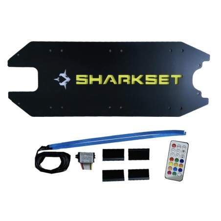 Dragon Deck LED SHARKSET Cover Kit til NINEBOT MAX G30 alle modeller eller lignende Sharkset - 6 Dragon Deck LED SHARKSET Cover 