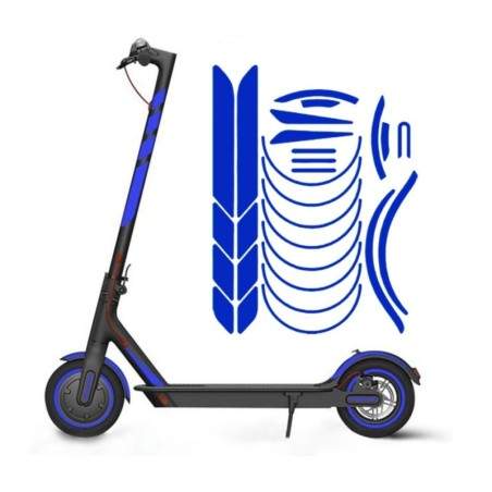 Reflective stickers for the Xiaomi M365, 1S, Pro2, M365 Pro and Essential chassis - Xiaomi - 24 Reflective stickers for the Xiao