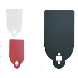 Soporte para instalar el número de licencia o una pegatina reflectante  - 1 Soporte para instalar el número de licencia o una pe